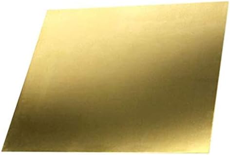 Дебелина на метална плоча за бакарна плоча за среќа -ширина: 250мм должина: 300мм месинг плоча