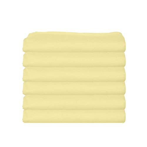 BKB дневна грижа 6 парчиња преносни чаршафи за креветчиња, жолти