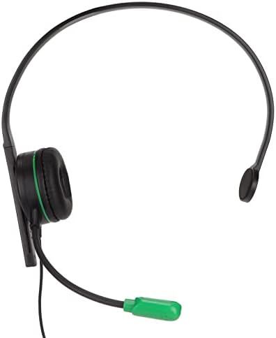 Слушалки За Игри Со едно Уво, ABS 120° Прилагодлив S481 Поддржува Mic Mute 3,5 mm Слушалки За Едно Уво Темно Зелена Бучава За Компјутер