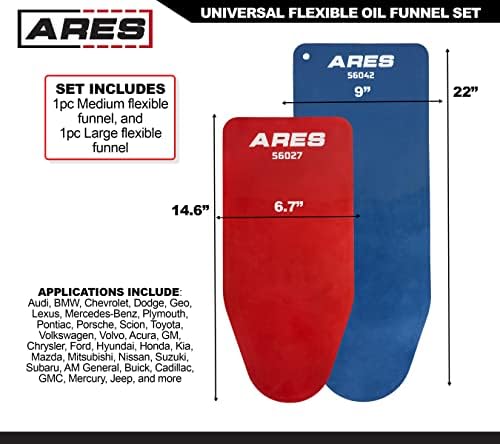 ARES 56045-Голем и среден универзален и средно универзален флексибилен флексибилен инка за нафта-Пополнување на нафта без истури-Лесно