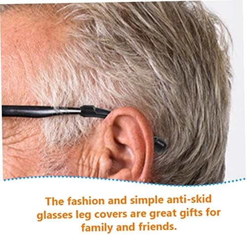 Очила за хемотон 10 парови Поддршка за фиксирано уво Поддршка силика гел додатоци за спектакл нозе