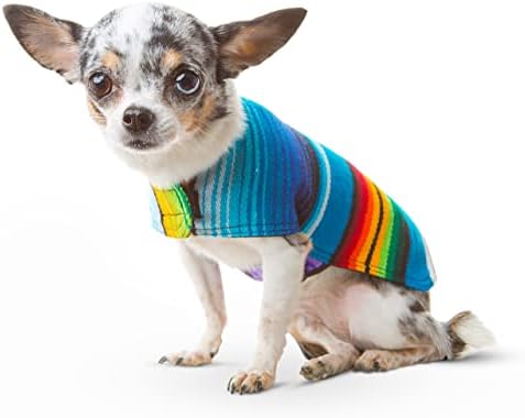 Облека за кучиња - рачно изработено куче пончо од автентично мексиканско ќебе од Баја Пончос