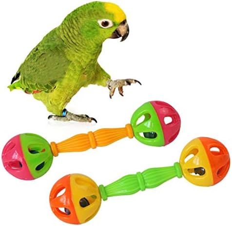 Funpa 2 парчиња папагал играчка играчка залак отпорна на залак за залак играчки папагал играчка играчка за домашни миленици