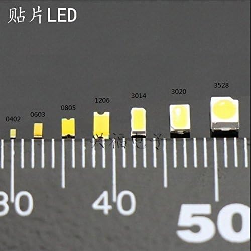 50 парчиња Розова Светлина 0603 SMD LED Superbright LEDs Асортиман Комплет DIY