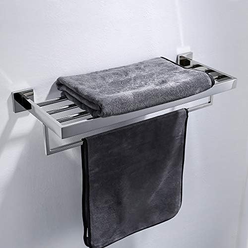 Turs 4-парчиња додатоци за хардвер за бања Поставени полирани држачи за шипки за пешкири за бања поставуваат полица за пешкир за пешкир