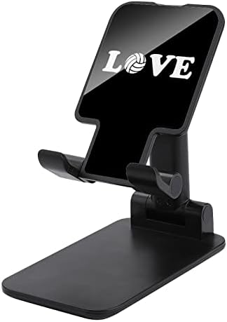 Loveубов одбојка за преклопување на мобилниот телефон Стенд прилагодлив на држачот за десктоп на држачот за телефонски лакови