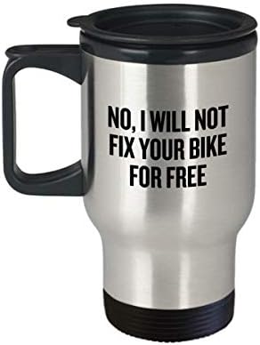 Подарок за механичар за велосипеди - Механичар за велосипеди за патување - Јас нема да го поправам вашиот велосипед бесплатно