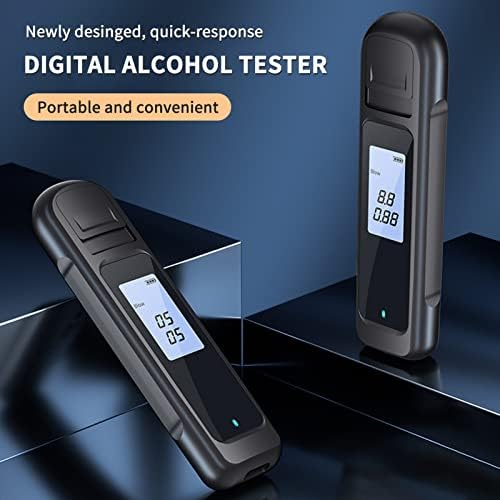 Xixian Breathalyzer, дигитализатор за алкохол тестер Дигитален LCD осветлен приказ на дишење алкохол тестер за алкохол