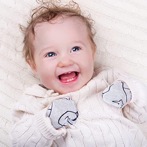 12 Пара Новородени Белезници За Бебиња Ракавици За Мали Деца Без Белезници за гребење ракавици за 0-6 Месеци Бебиња Момчиња Девојчиња