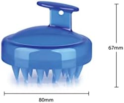 Четка за заби во форма на вирус U Детска четка за заби за новороденчиња со 360 ° силиконска глава и масажер за четка за брада од шампон