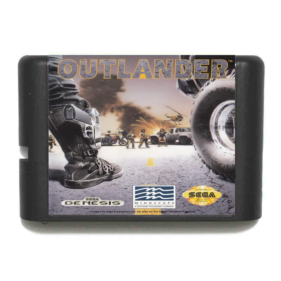 Outlander 16 бит картичка за игра за MD за Sega Mega Drive за Genesis-NTSC-U