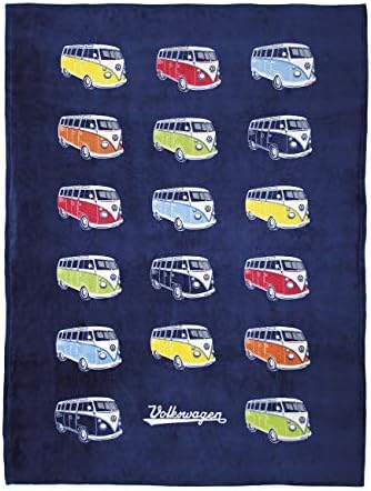 Бриса VW Колекција-Фолксваген Самба Автобус Т1 Кампер Ван Руно Ќебе, Топло, Пријатна &засилувач; Супер Мека