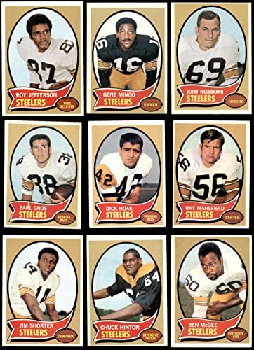 1970 година Топс Питсбург Стилерс Тим постави Питсбург Стилерс VG/EX Steelers