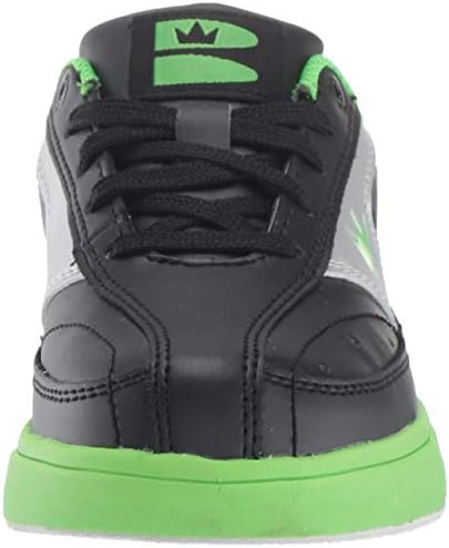 Brunswick Boy's Renegade Bowling Shoes-Black/Neon Green 01
