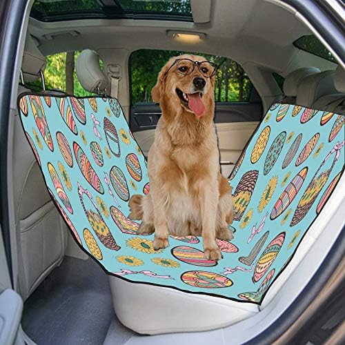 ЕНЕВОТКС Куче Седиште Покритие Прилагодено Јајце Дизајн Стил Мода Креирај Печатење Автомобил Седиште Капаци За Кучиња Водоотпорен