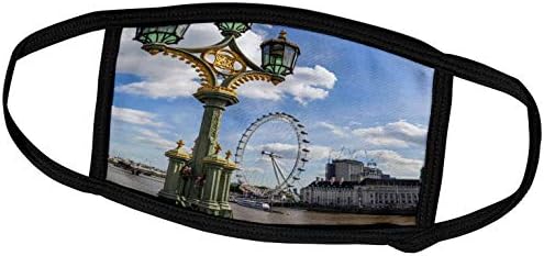 3Drose London London Eye and Iconic British Lamppost во Лондон, Англија. - насловни страни