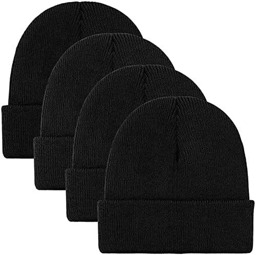 Cooraby Beanie Cap Зимски топли капи со меки плетено гравче за мажи или жени