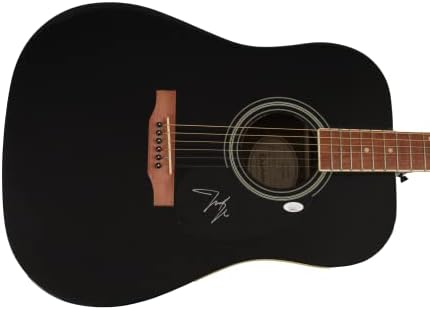 Justinастин Мур потпиша автограм со целосна големина Гибсон епифон Акустична гитара w/ JSA автентикација - кантри музички обетка, незаконски