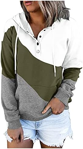Pullover женска џемпер на маичка Casaul модна маичка за џемпери спорт памук џемпер со џебови со џебови клуб улична облека