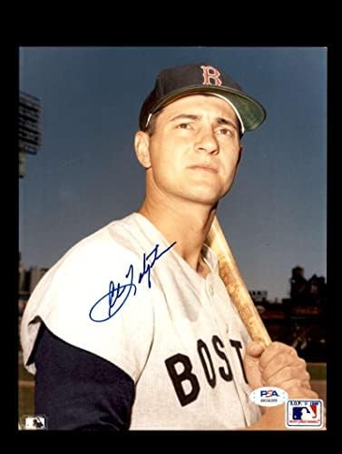 Carl Yastrzemski PSA DNA потпиша 8x10 Фото -автограмирана Red Sox - Автограмирани фотографии од MLB