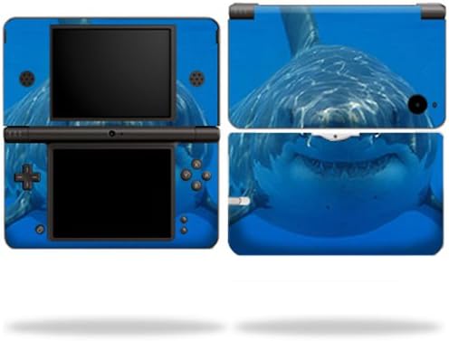 Moidyskins кожата компатибилна со Nintendo DSI XL налепници за налепници кожи ајкула