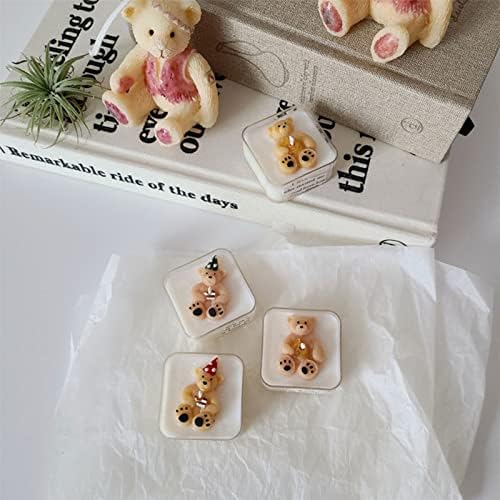 3Д торта декор за пециво за пециво за пециво три мали мечки силиконски мувла DIY рачно изработен сапун за сапун за правење мувла
