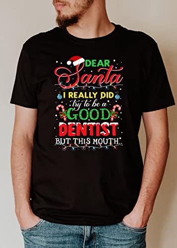 Moobla Почитувана Дента Дента -стоматолог Божиќна кошула, стоматолошки кошули, божиќна стоматолошка кошула, стоматолошка Божиќ, за