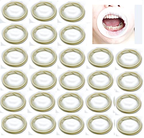 26 парчиња еластични усни и образи отвори за уста латекс орална гума брана за третман на белење на заби