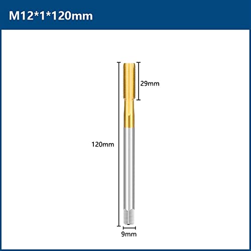 Завртка Допрете Вежба М2-М12 Навој Допрете Директно Флејта 90-150 Должина Метрички Машина Приклучок Допрете За Метални Завртки Навој Алатки 1