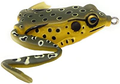 Реакциска справи со шупливи жаби за тело - Врвно дејство на вода во живот - Ултра реални нозе за пливање за бас и штука -лебдечки топки 2.25