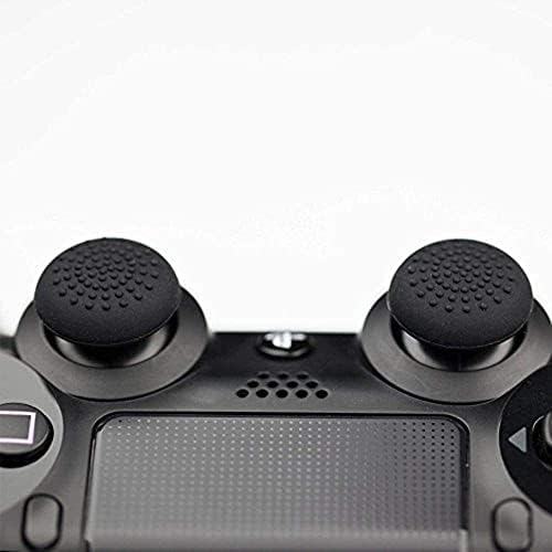 Rymfry аналогно палецот стап за залепен капа, силиконски палецот на капакот на џојстикот за PS4 PS3 PS2 Switch Pro Xbox One Xbox