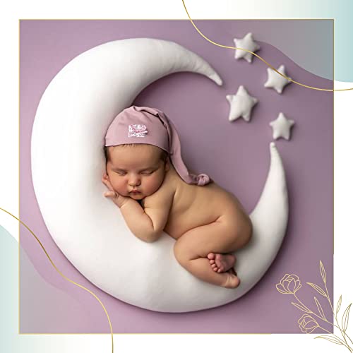 M&G House новороденче Додатоци за фотографија Перница новороденче фотографија облека девојче момче половина месечина перница