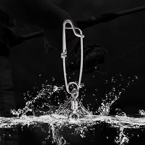 GoTure 20pcs 3 начин риболов тркалање вртливата сјај на трескање на вкрстена линија за вртење со монистра со бисерни мониста