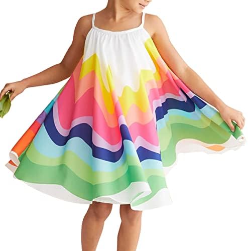 Детето бебе девојче летен фустан Виножито лента лента од плажа Сонцето здолниште облека