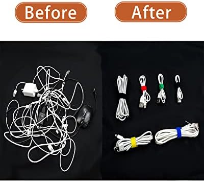 Врски за кабел за еднократно користење на кабел од 50 парчиња - Управување со повеќенаменски кабел за управување со кабел и врски со