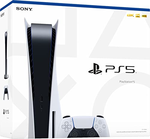 PlayStation 5 Discion верзија PS5 Конзола - Дополнителен контролер со станица за полнење DualSense, игри со 4K -ТВ, .120Hz. 8K излез, 16 GB