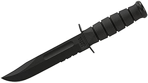 KA1212-BRK USA борбен нож црн, среден