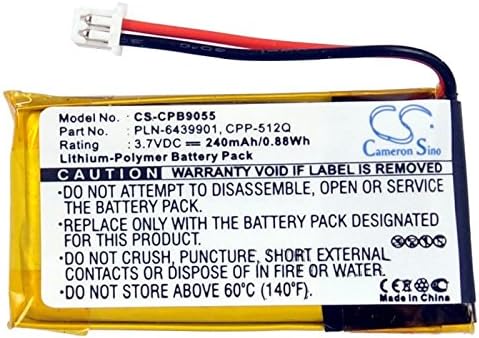 Замена на батеријата за замена на Plantronics AWH-55 AWH-65 WO300 WO350 CS55H CS65 CS510 CS510A CS520 CS520A W710 W720 Lifter