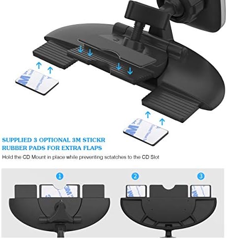 Viimake Car Telefor Mount, Magnetic CD Slot Car Mount Telege држач 6 Магнет за iPhone 11 Pro XS Max XR XS X 8 7 Plus, Galaxy S10 S10+
