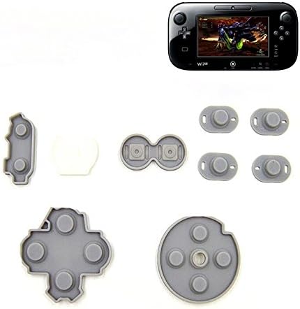 Силиконски спроводливи гумени влошки за делот за поправка на копчето Wii U Pad