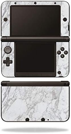 MOINYSKINS кожата компатибилна со Nintendo 3DS XL оригинал - мраз мермер | Заштитна, трајна и уникатна обвивка за винил | Лесен