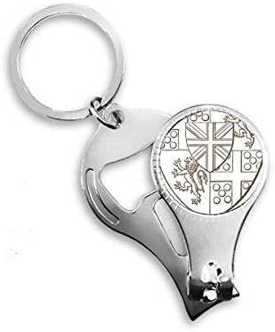 Барокен уметнички штит Лав илустрација за подножје на ноил прстен клуч за шишиња со шишиња со шише Клипер