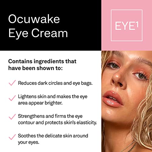 Facetheory Ocuwake Cream Eye Eye1 - Под крем за очи Темни кругови и подпухналост, крем за осветлување на витамин Ц, веган и без суровост,