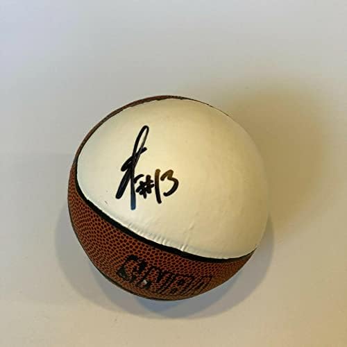 Шабаз Мухамед потпиша автограмиран Спалдинг НБА мини кошарка - автограмирани кошарка