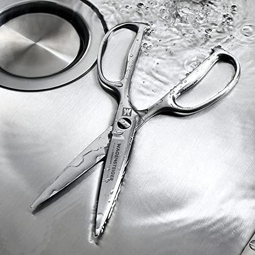 Вагенштајгер 303 ножици од не'рѓосувачки челик Дреи, кујнски фалсификувани ножици, тешки, се оддалечуваат од ултра остри мултифункционални