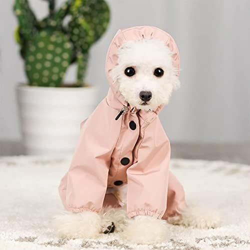 Миленичиња Четири сезони водоотпорна облека за кученца со мантил, Теди Шнаузер Француски булдог, инклузивно отворено качулка