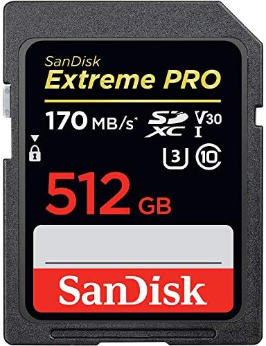 Sandisk 1tb Екстремни ПРО SDXC UHS-I Картичка-C10, U3, V30, 4K UHD, SD Картичка-SDSDXXY-1T00-GN4IN
