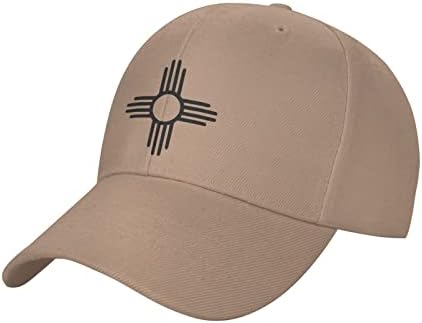 Ново Мексико Зиа Сонце симбол Хет Менс жени бејзбол капа прилагодлива класична сива камионџија капи тато капачиња