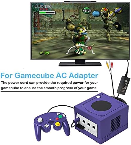 Напојување на електрична енергија за GameCube, AV композитен кабел кабел компатибилен со конзолата GameCube NGC