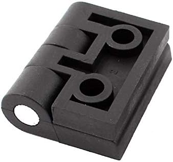 X-Gree 55mmx45mm Засилена пластична цевка за цевки од цевката за лежишта со црна 2 парчиња (55mmx45mm reforzado plástico puerta gabinete,